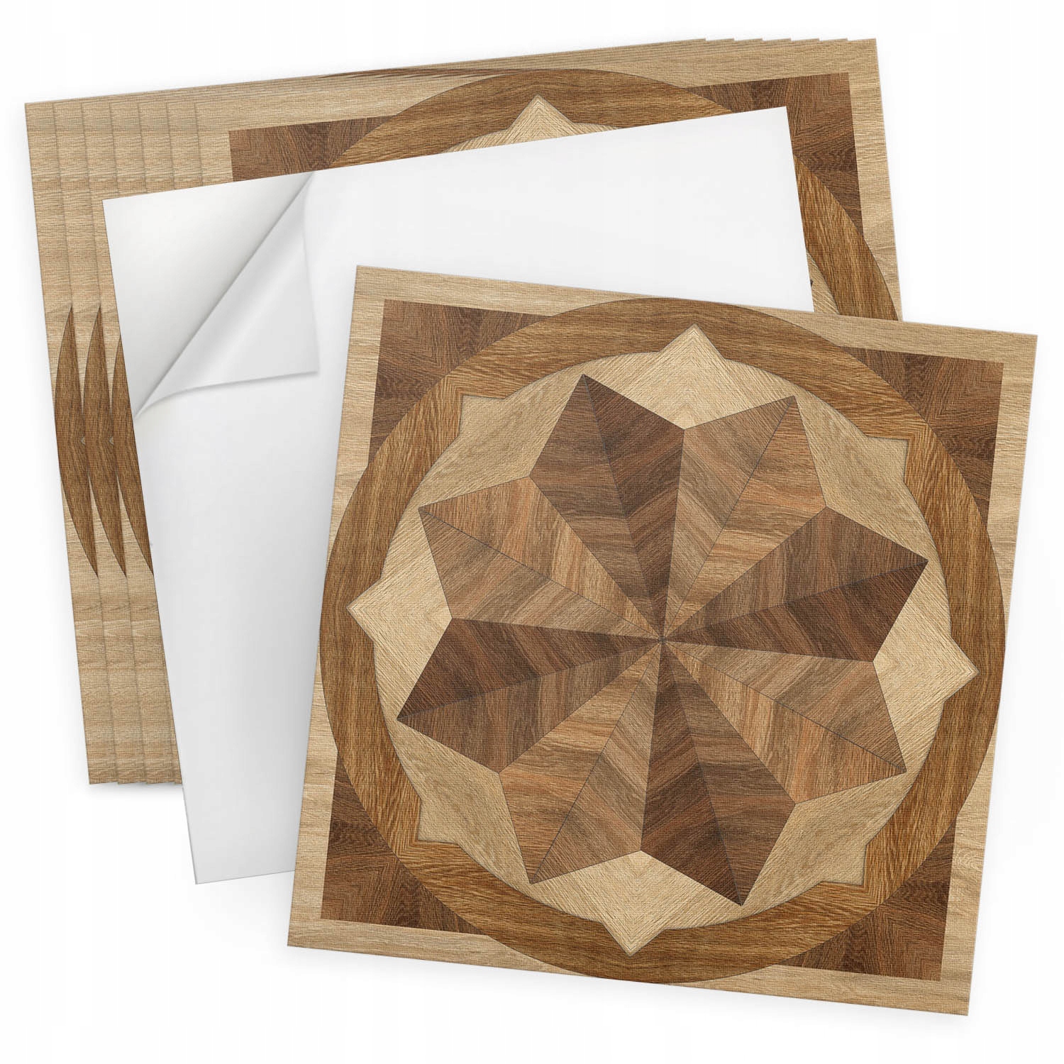 Balíček dlaždic Vinyl Pvc 9 ks 30x30 cm Vícevrstvý geometrický vzor