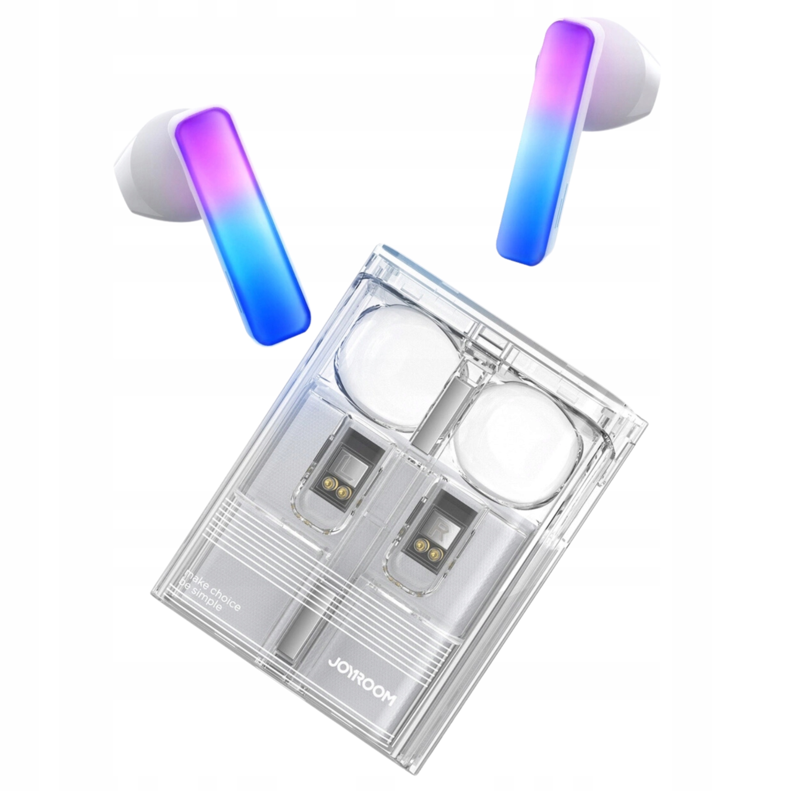 Bezdrátová sluchátka Tws Joyroom JR-TC1 IceLens Series s Led světly