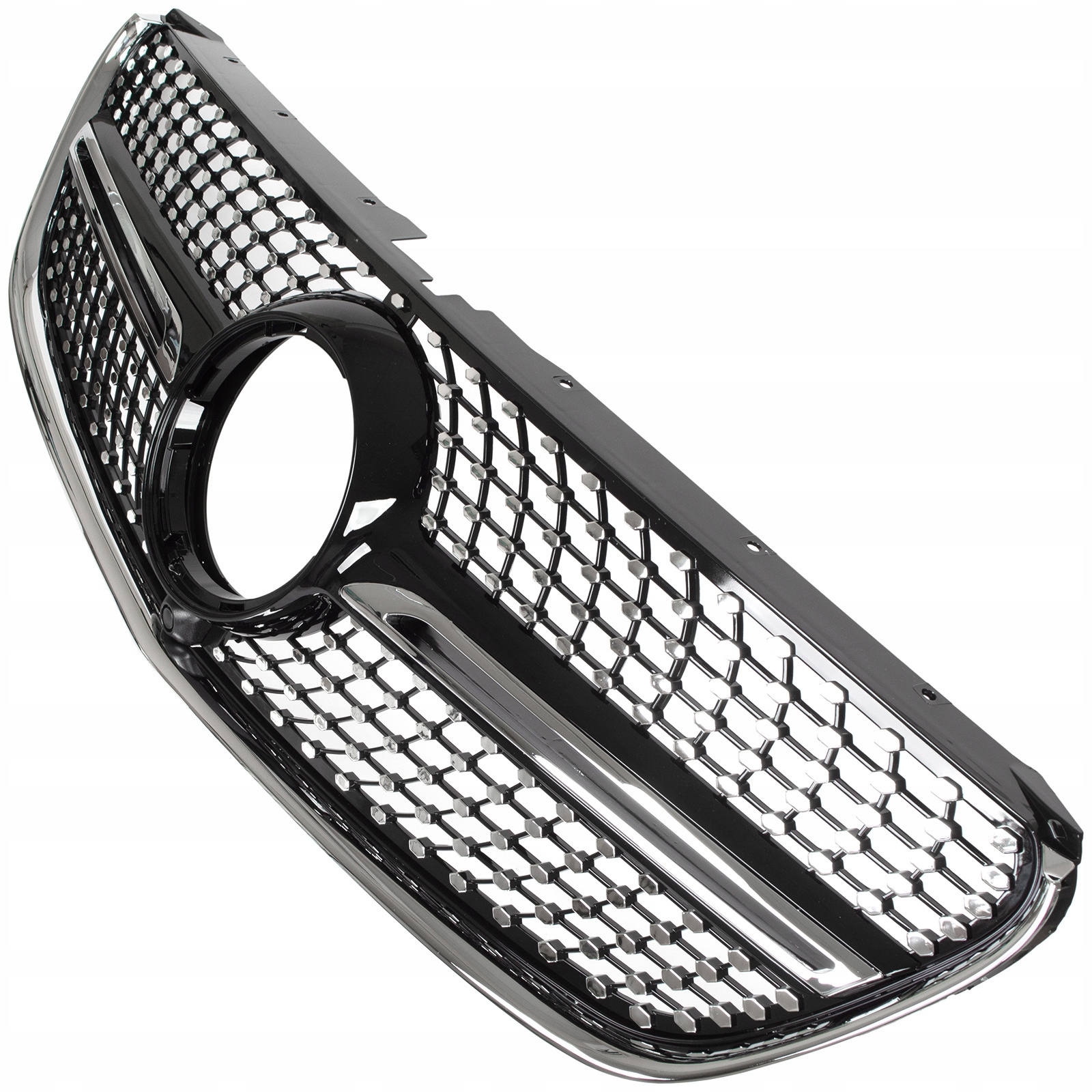 Atrapa Grill pro Mercedes Vito W447 2015-2019 Černá Chromová Kamera Diamond