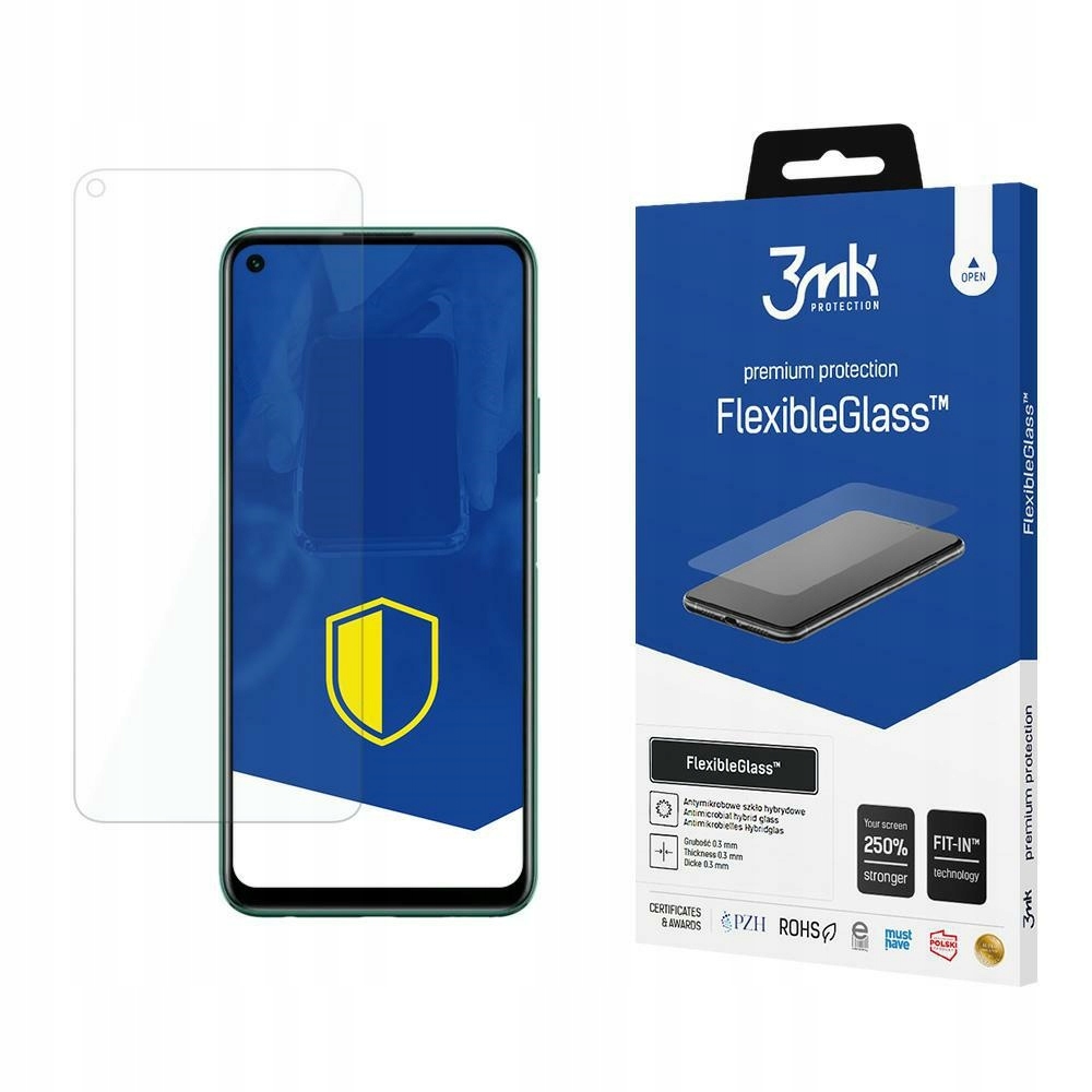 Szkło hybrydowe 3mk FlexibleGlass™ na Huawei P40 Lite 5G 3mk