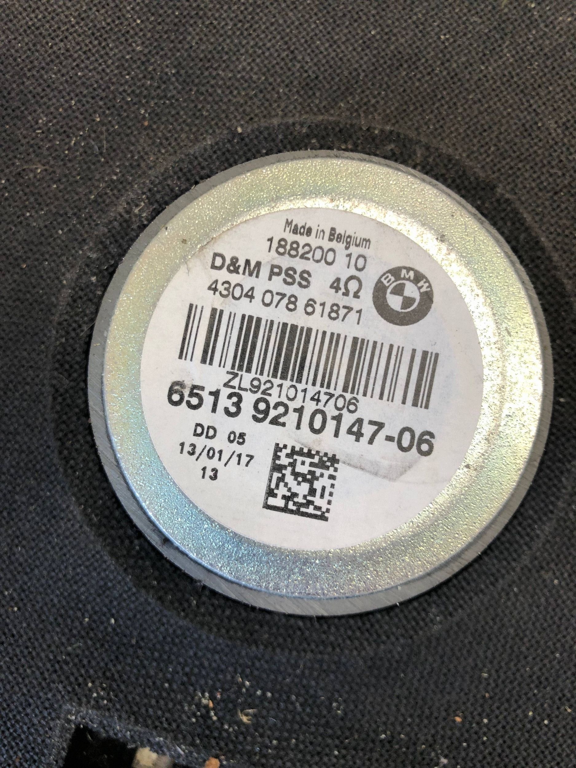 speaker NISKOTONOWY left BMW F31 9210147