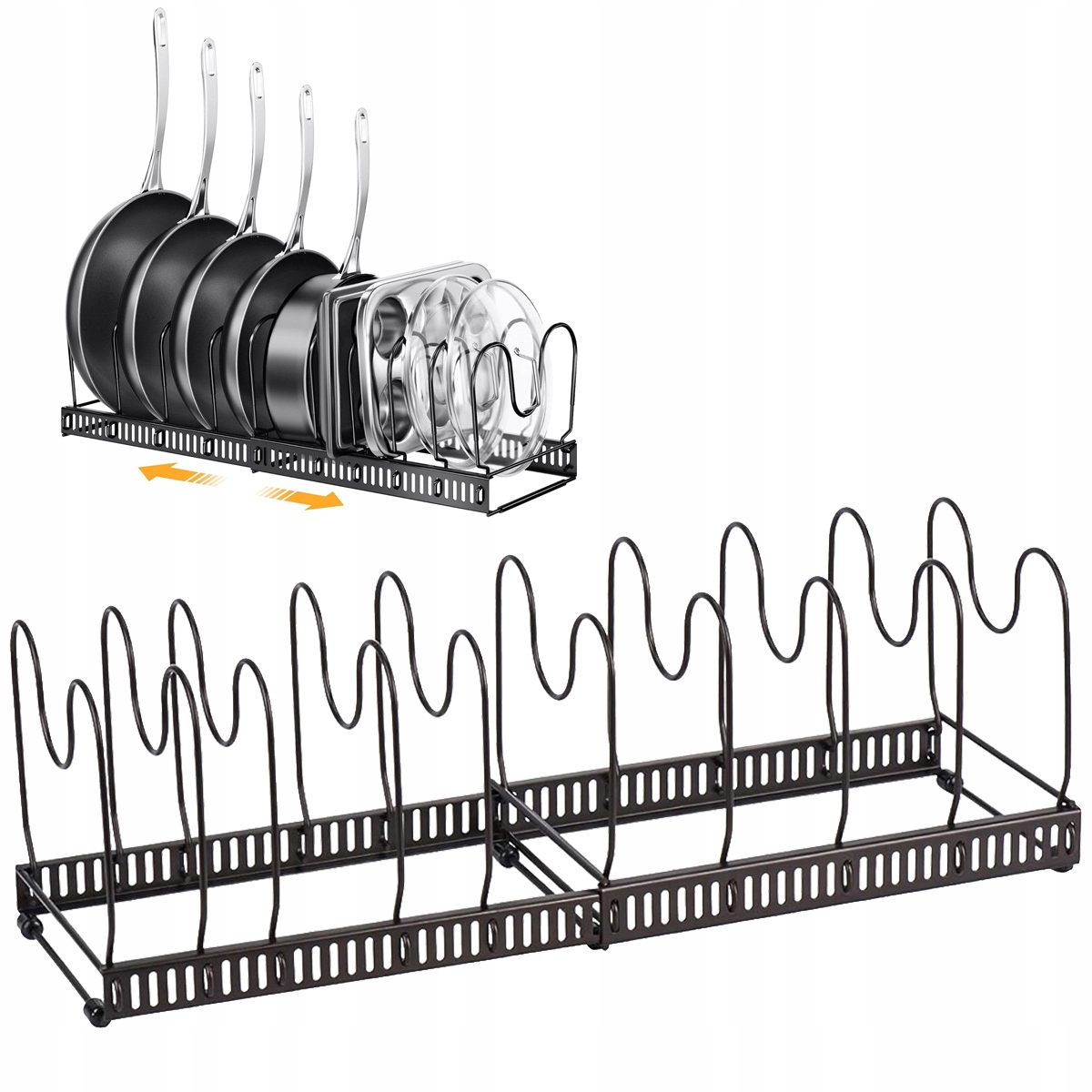 Levně Stojan Organizér Držák Víka Nastavitelný