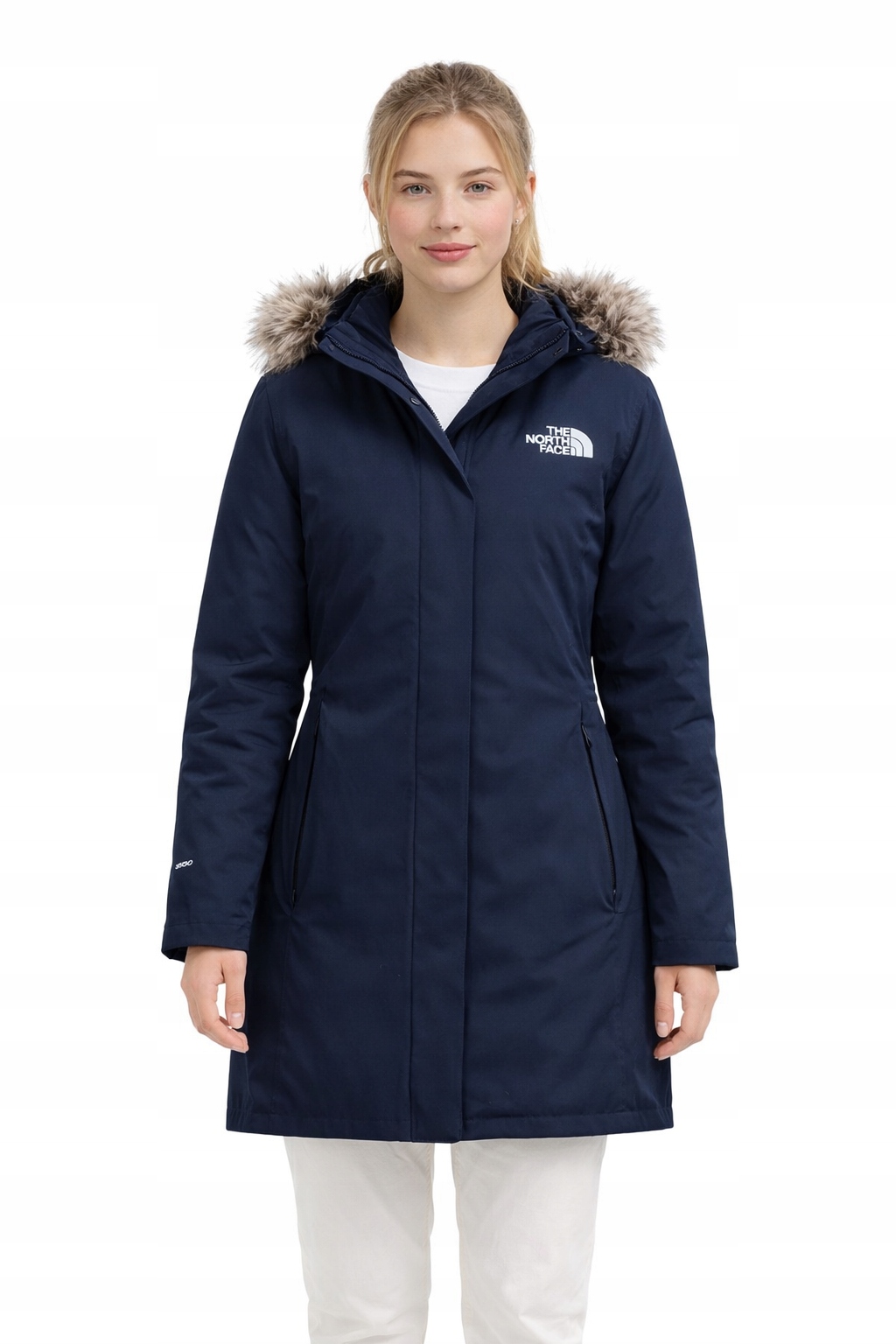The North Face Tmavě Modrá Zimní Bunda S Kapucí A Zateplením S I4B