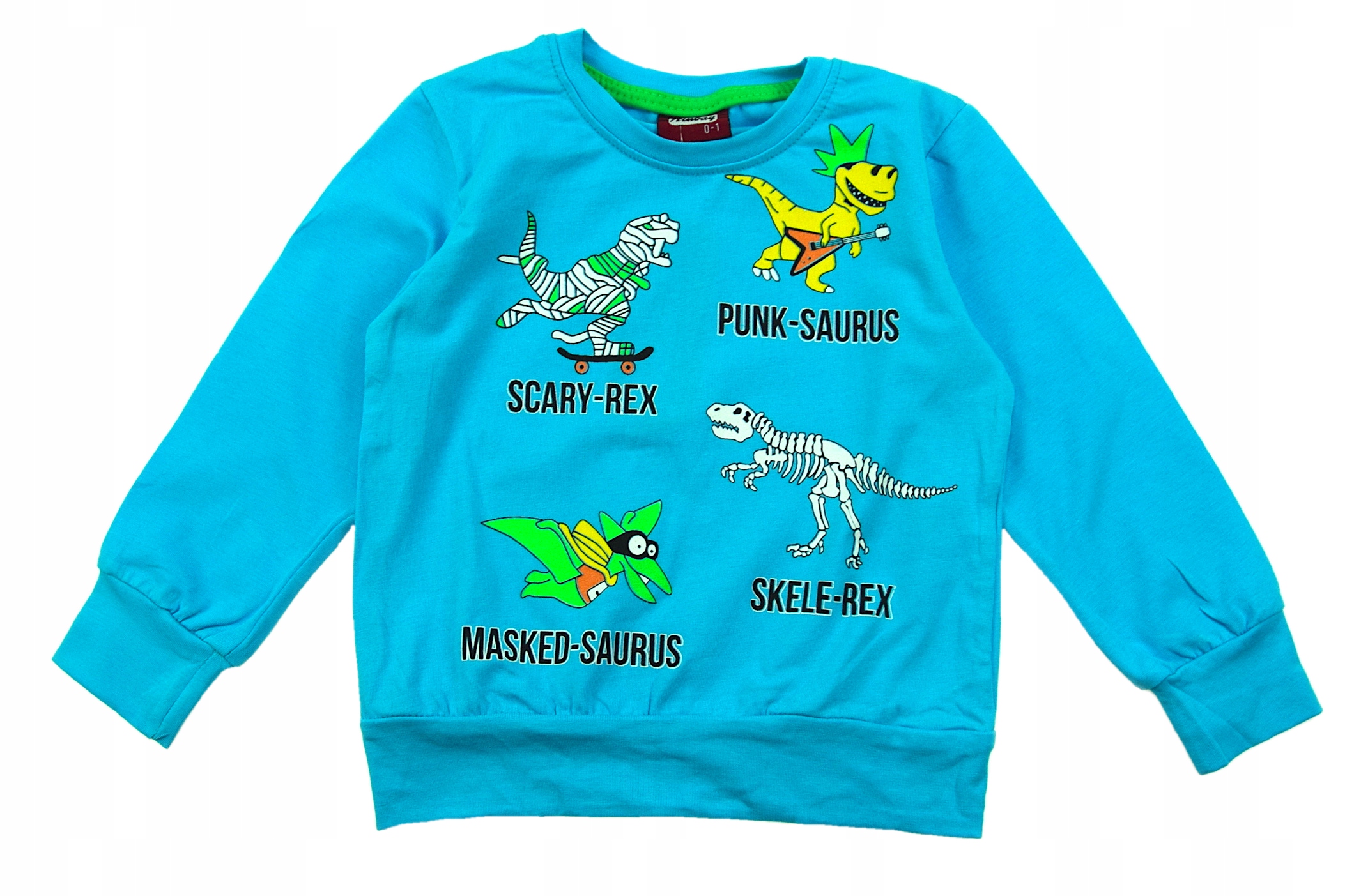 

Bluzeczka Bluzka Dinozaury Niebieska 86/92