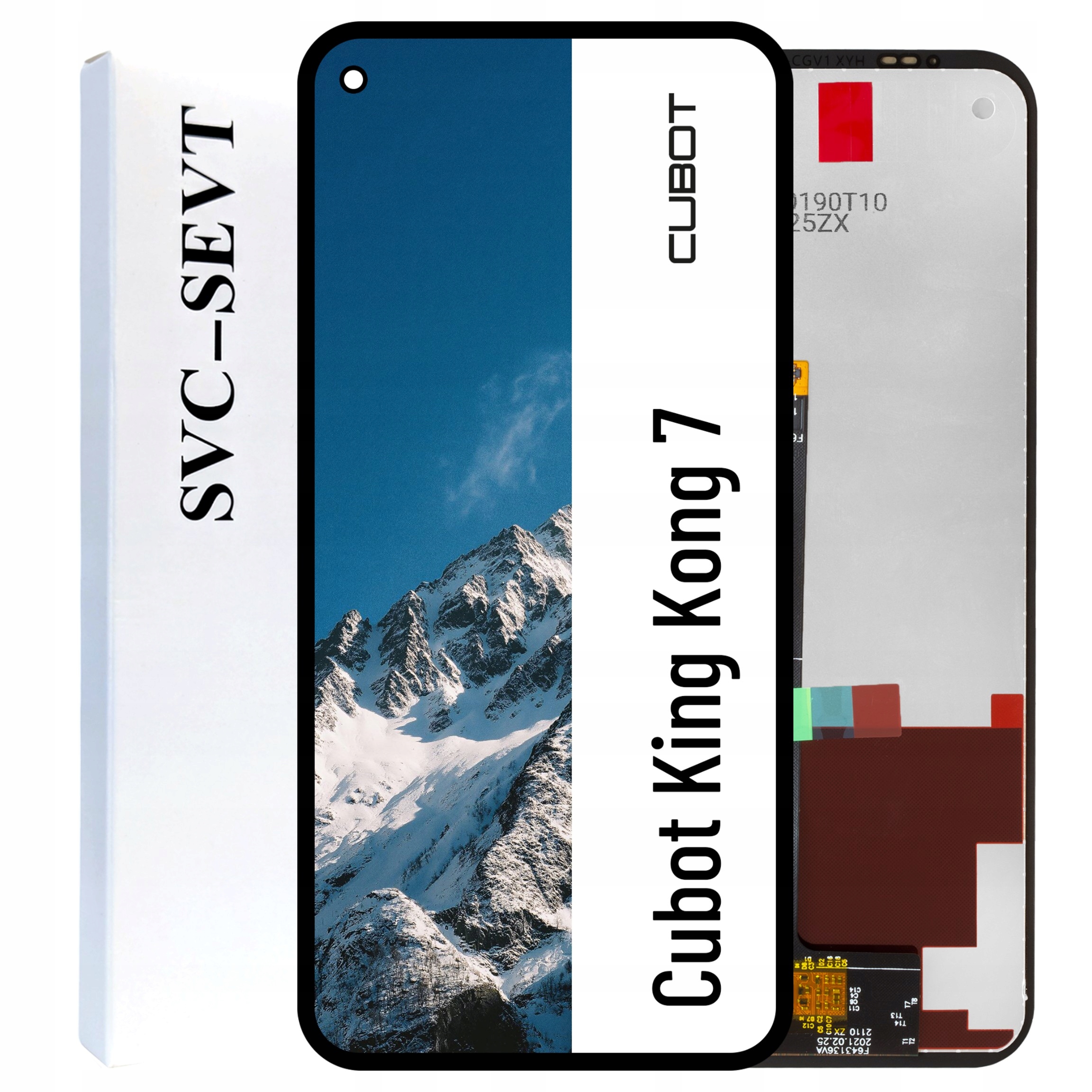 LCD displej pro Cubot King Kong 7 Tft displej 6,36" Originál Zila