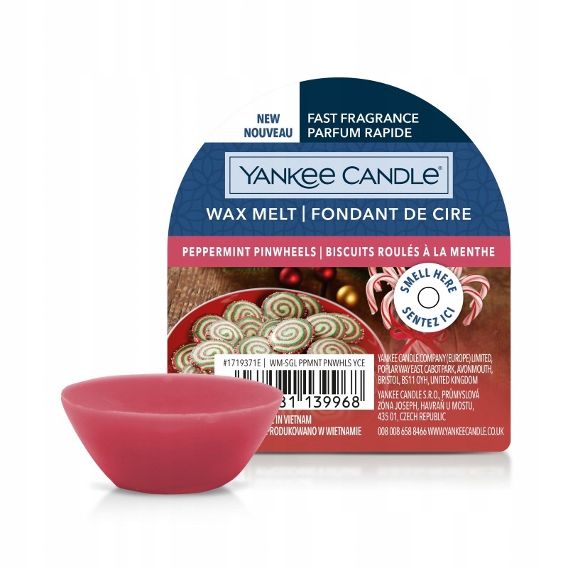 

Yankee Candle wosk Peppermint Pinwheels