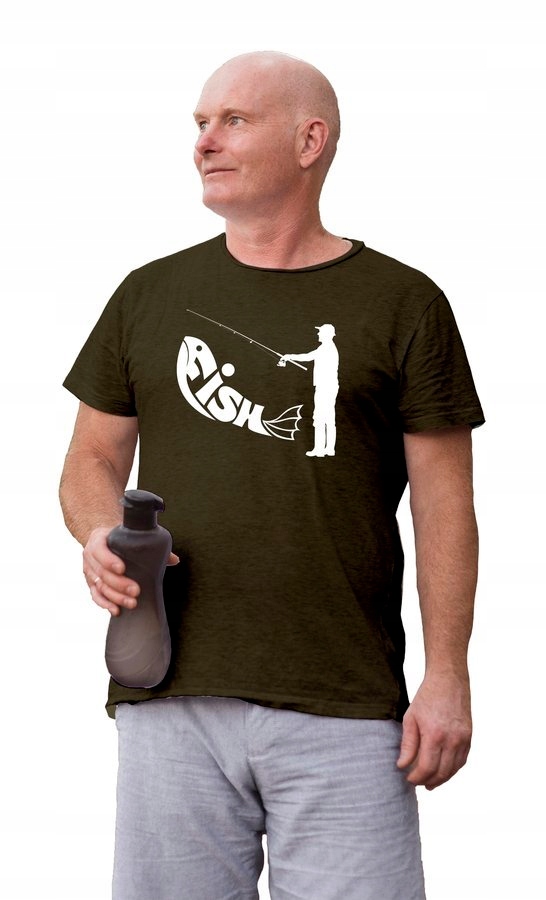 

Koszulka męska Fish t-shirt Ryba Wędkarz 2XL