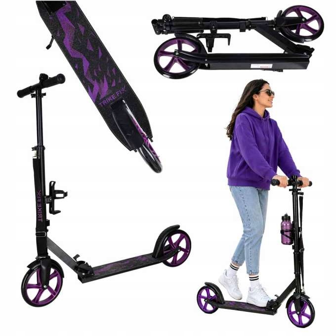 Hulajnoga miejska Trike Fix składana (koła 200 mm) fioletowa