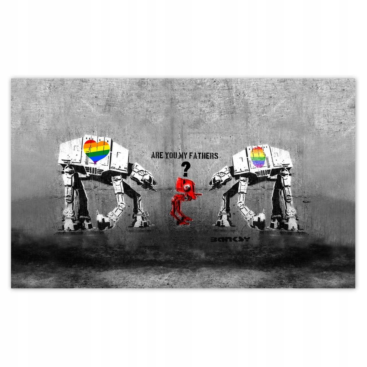 Fototapety 416x254 Are you my fathers Banksy