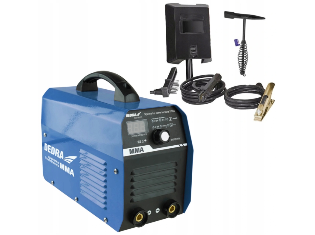Инверторный сварочный аппарат MMA 200A, ЖК-дисплей