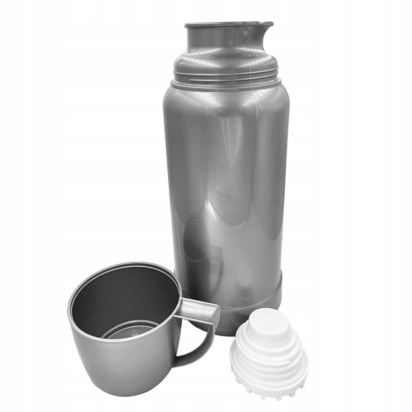 TERMOS TURYSTYCZNY 0,75L KUBEK SZKLANY WKŁAD