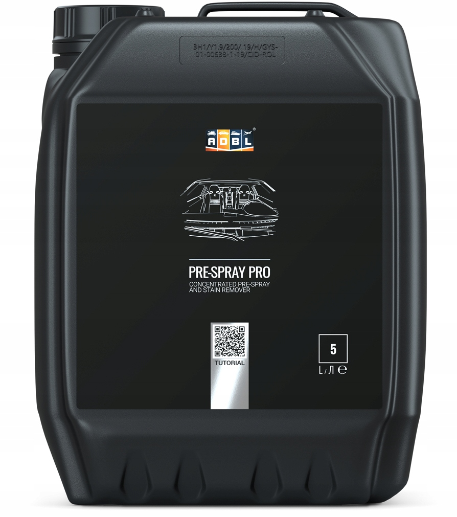 ADBL PRE SPRAY PRO PREPARAT PRANIE TAPICEREK 5 l Producent ADBL