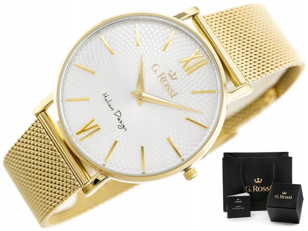 

Zegarek Damski G. Rossi Elissa mesh + Box + Grawer