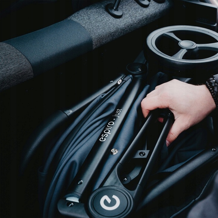 ESPIRO JUST 117 GRAPHITE BERRY SPACERÓWKA 2024 UCHWYT NA KUBEK AKCESORIA Składanie na płasko