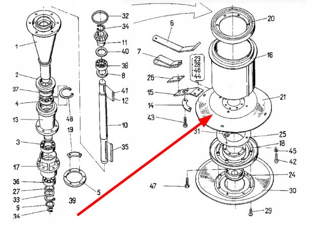 8245 036 010 378 Talerz roboczy Marka maszyny Inna