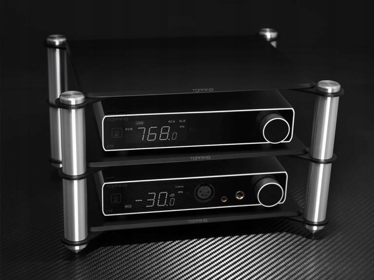 Topping L70 Czarny Wzmacniacz słuchawkowy Kolor dominujący czarny