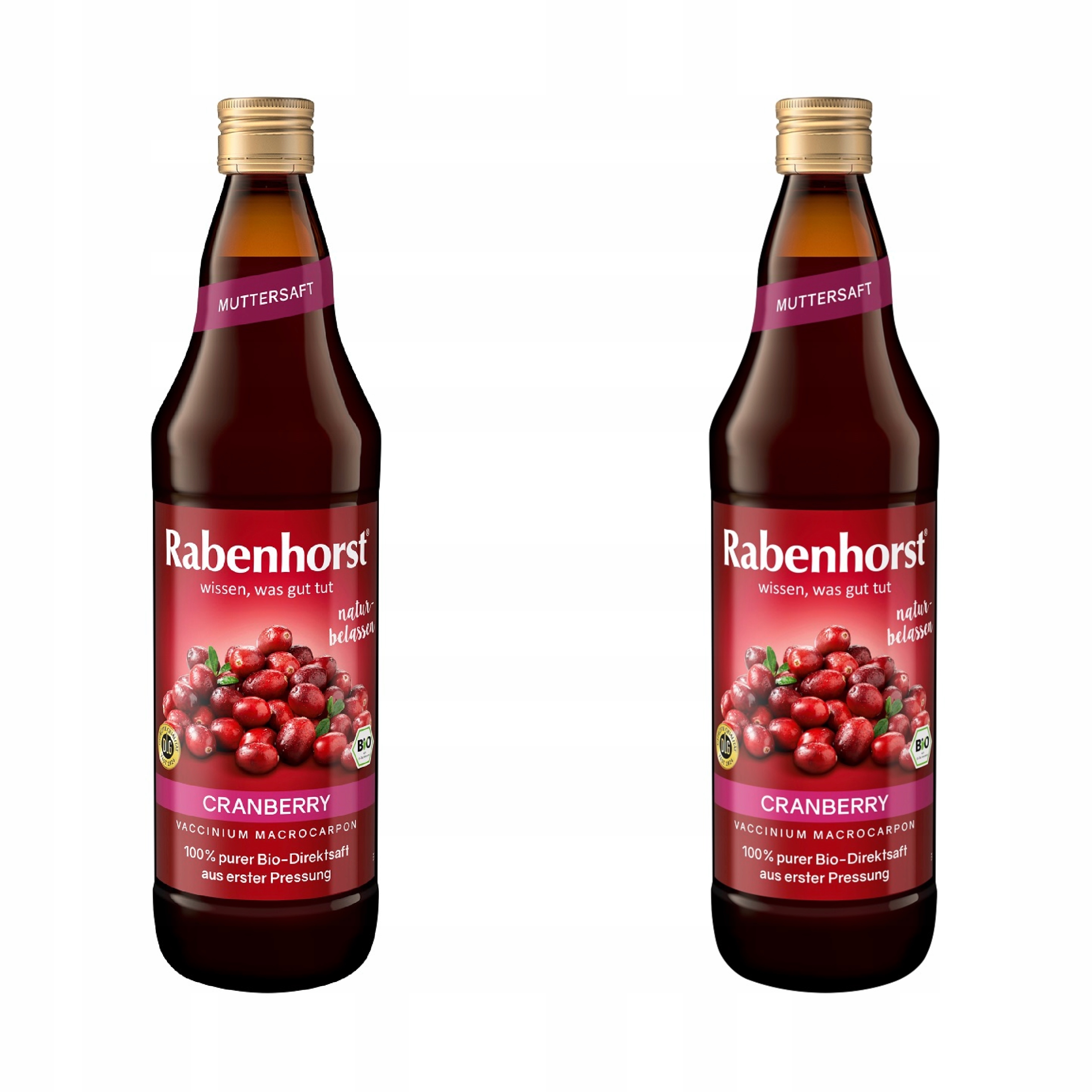 2x Sok Z Żurawiny Nfc Bio 750 ml Rabenhorst