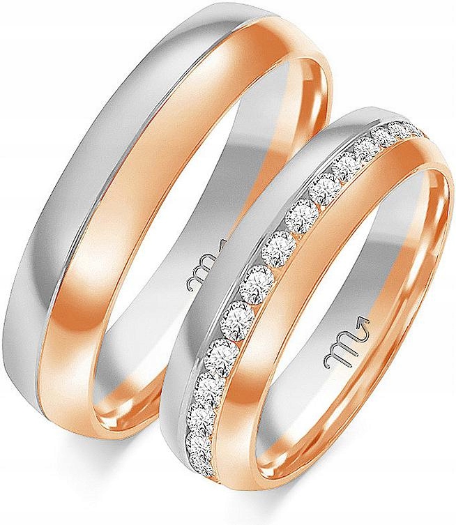 Nadčasové snubní prsteny ze zlata 14K 585 vel. 14 15 16 elegantní kolekce gravírování