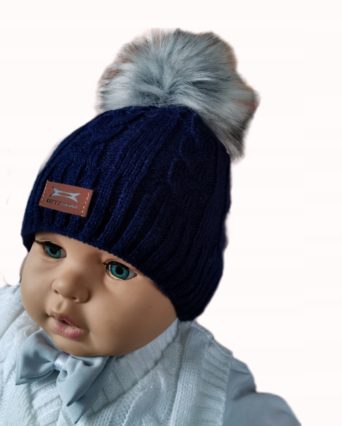 CZAPKA ZIMA czapeczka chrzest BARDZO CIEPŁA roz 62 - 74 Płeć Chłopcy