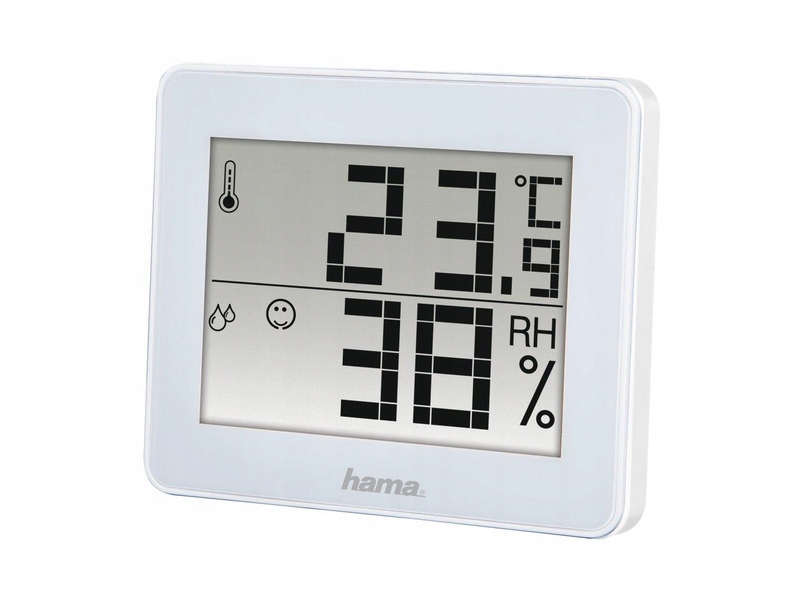 

Stacja pogody Hama TH-130 Biały Zegar