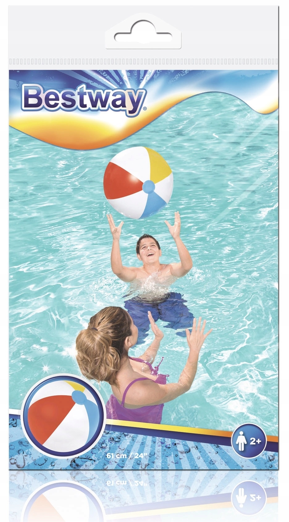 Dmuchana Piłka Plażowa DUŻA Bestway dla DZIECI EAN (GTIN) 6942138900033