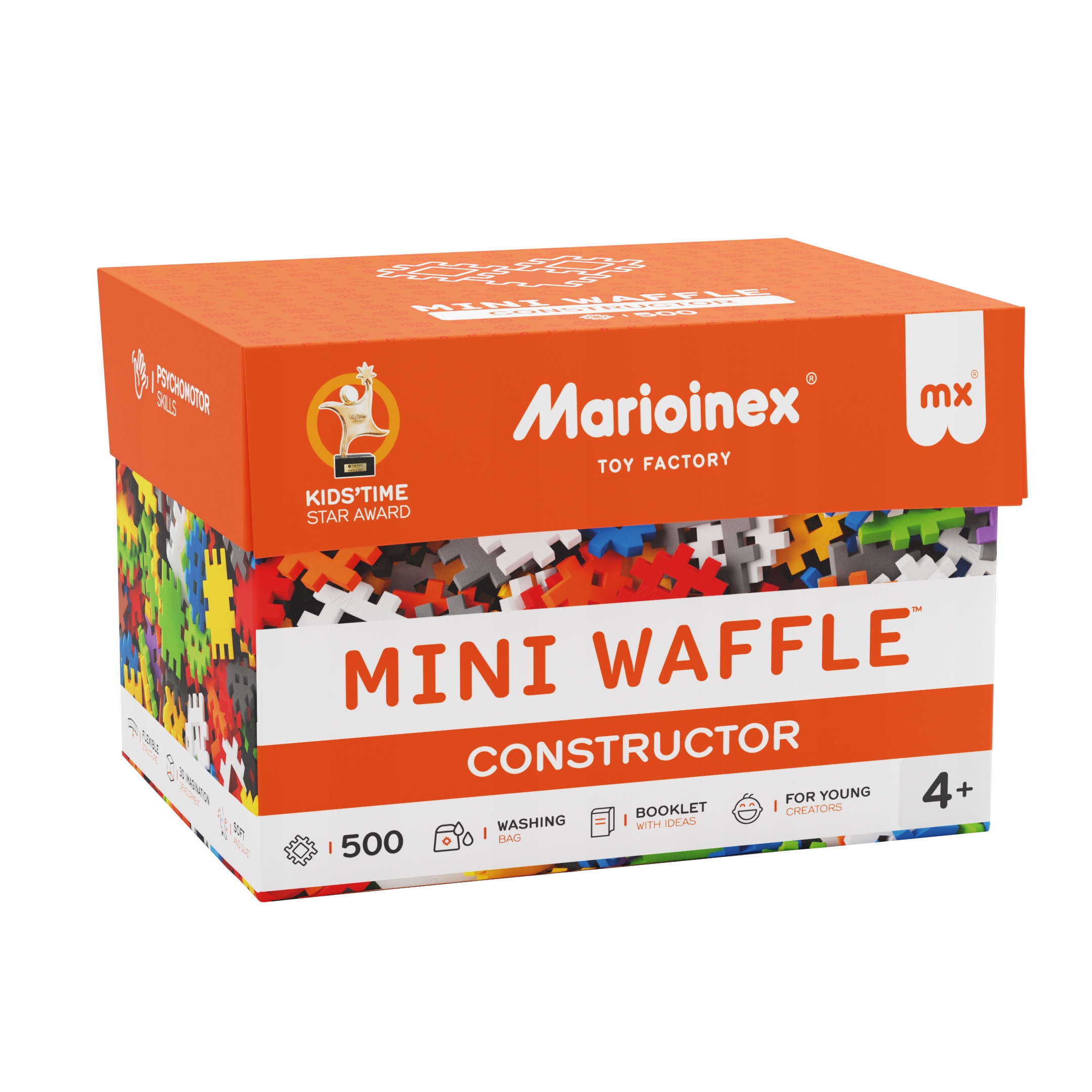 Klocki Marioinex Mini Waffle Konstruktor 500 sztuk