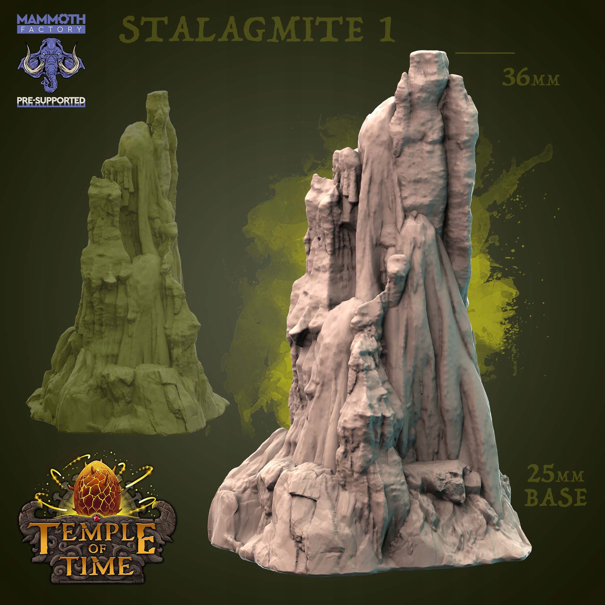 Stalagmite 1 - Mammoth Factory - Druk 3D