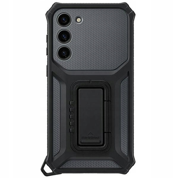 Pouzdro Samsung EF-RS916CB S23+ S916 titanové/titanové Rugged Gadget Case