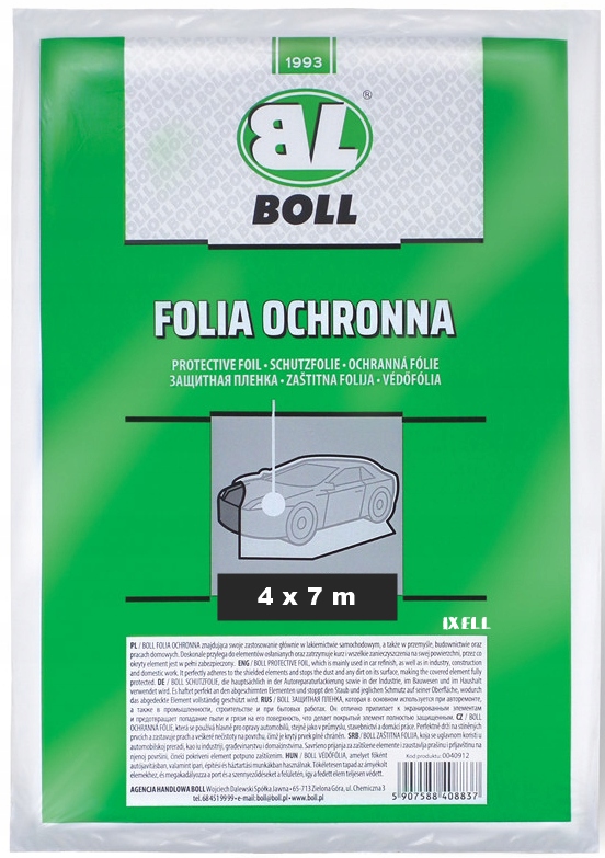 BOLL FOLIA 4 x 7 m ochronna WZMOCNIONA 108