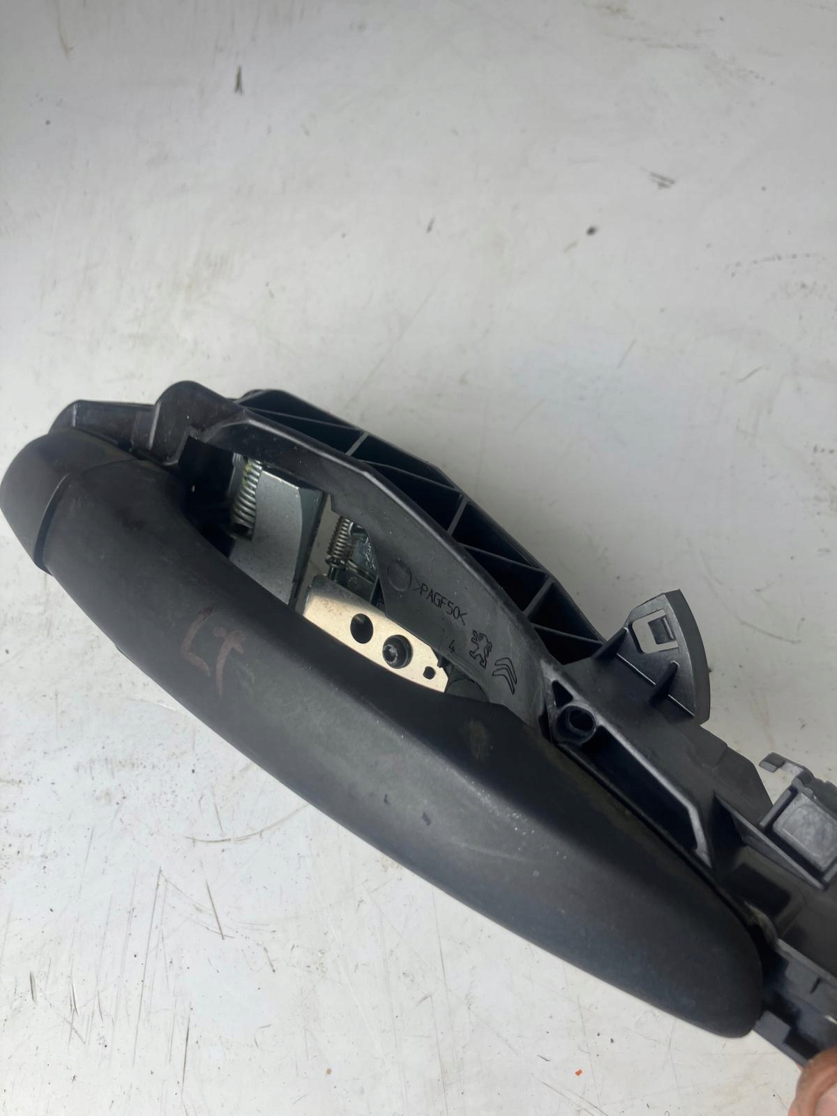 handle door left rear part CITROEN C3 III black MAT