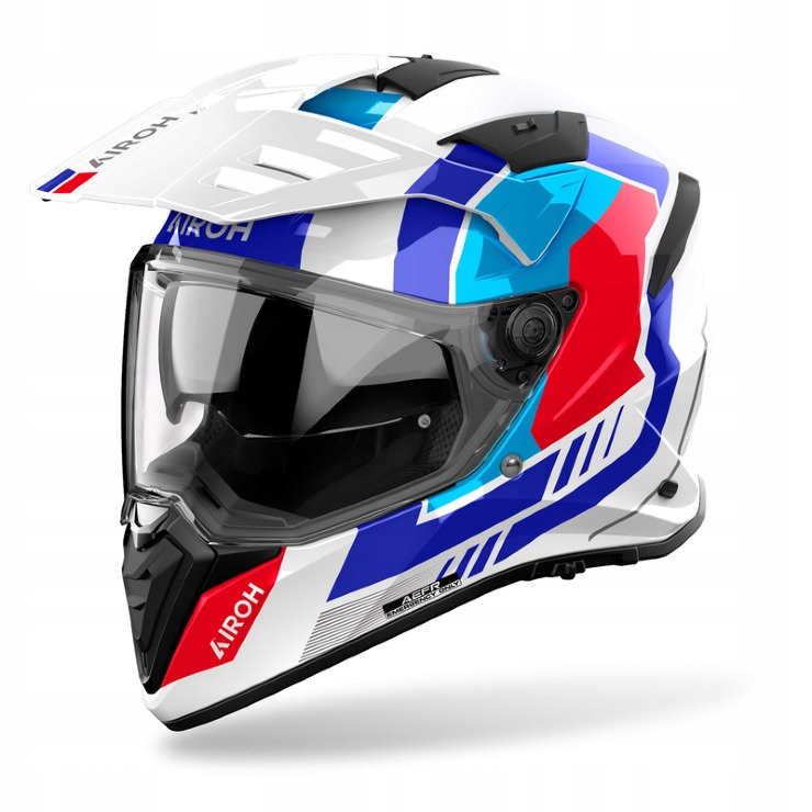 Airoh Bandit Horn White Gloss Integrálna Motocyklová Prilba XL