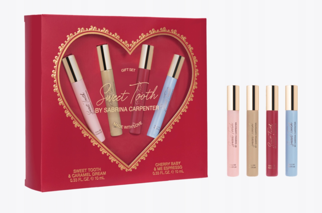 Sabrina Carpenter Zestaw dla kobiet, wody perfumowane 4 x 10 ml