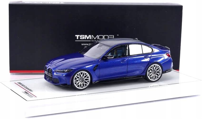 Bmw M3 Competition G80 blue 2021 1/43 Truescale