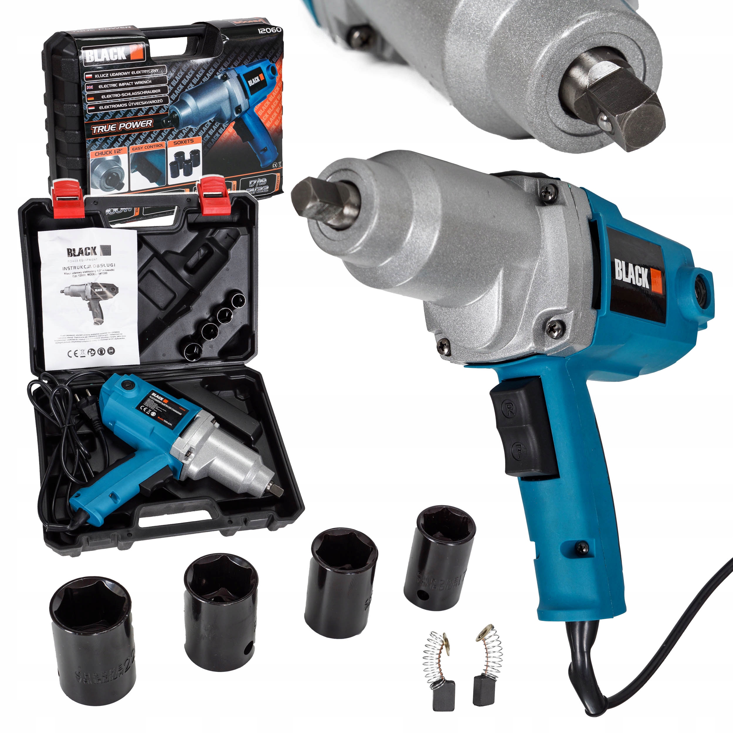 

Elektryczny Klucz Udarowy Do Kół 1/2"800W