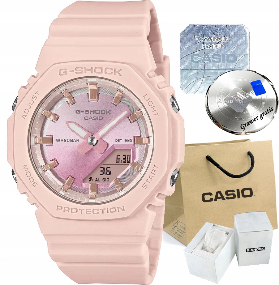 Dámské hodinky Casio G-shock LEXI-4SG voděodolné sportovní Gravírování