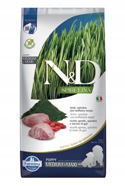Levně N&d Spirulina Dog Puppy M/L Lamb & Wolfberry 7kg