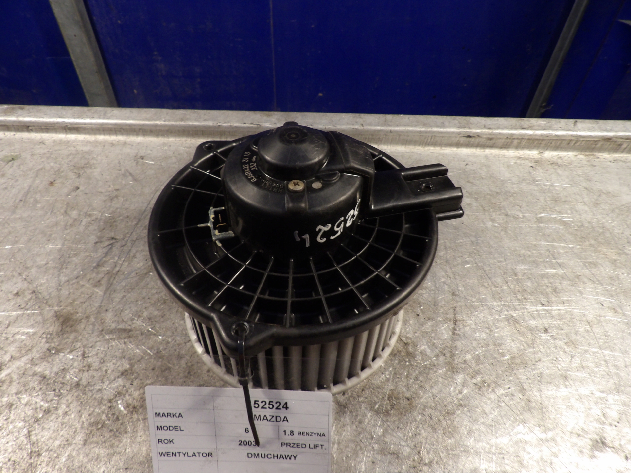 MAZDA 6 E VENTOLA DI RISCALDAMENTO GJ6BA02 3113 HB111 894000-0