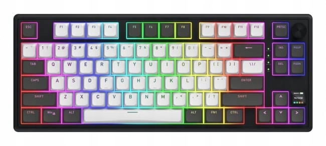 Hator Skyfall 80 Pro Wireless szaro-czarna