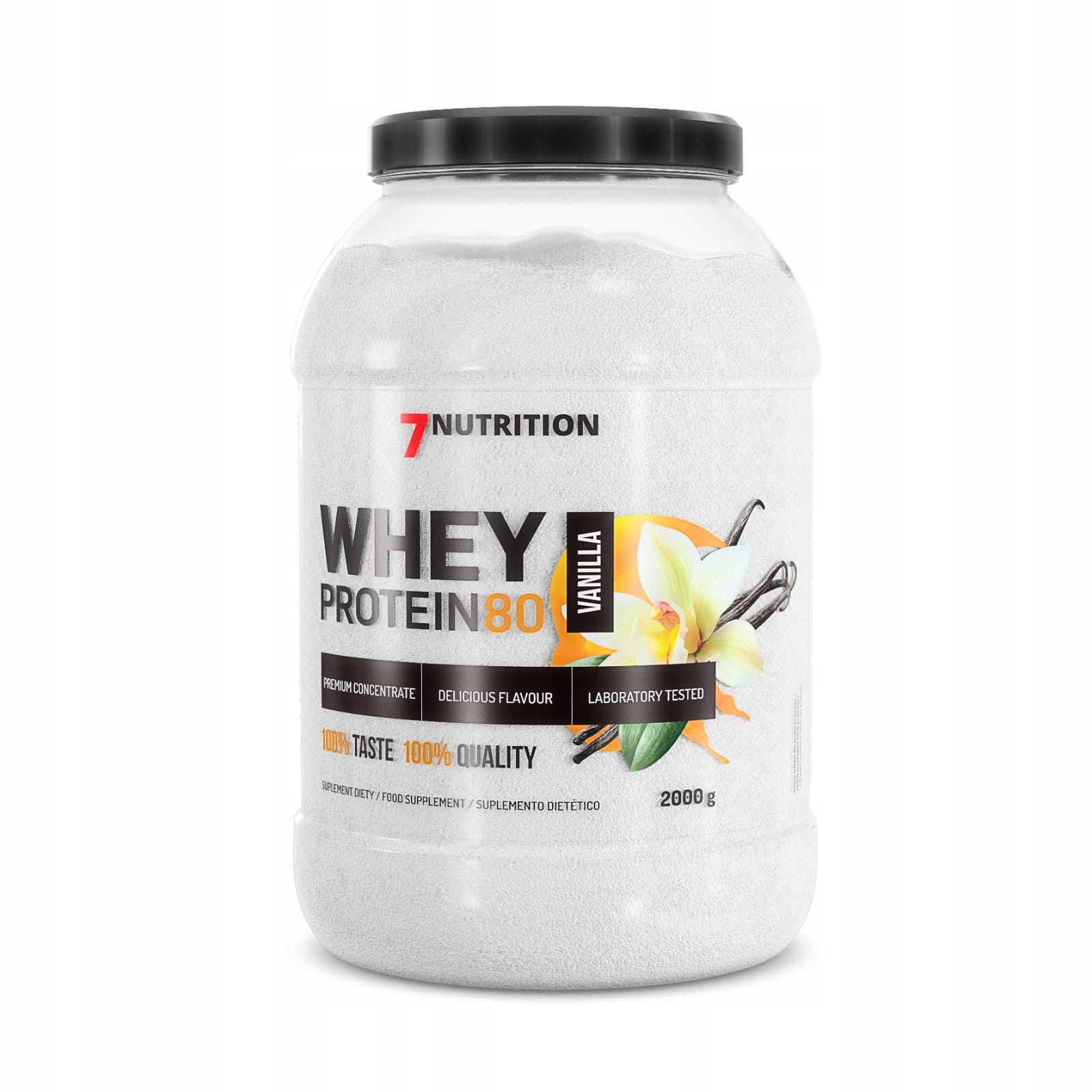 7Nutrition Whey Protein 80 2kg vanilka