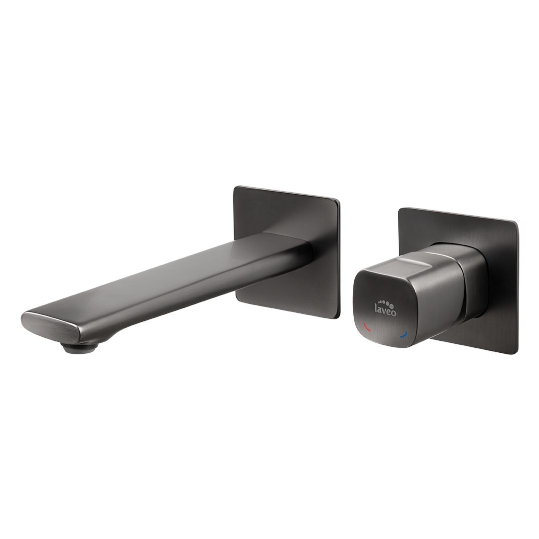 Podomietková Umývadlová Batéria Grafitová S Uzáverom Klik Klak Laveo Tores