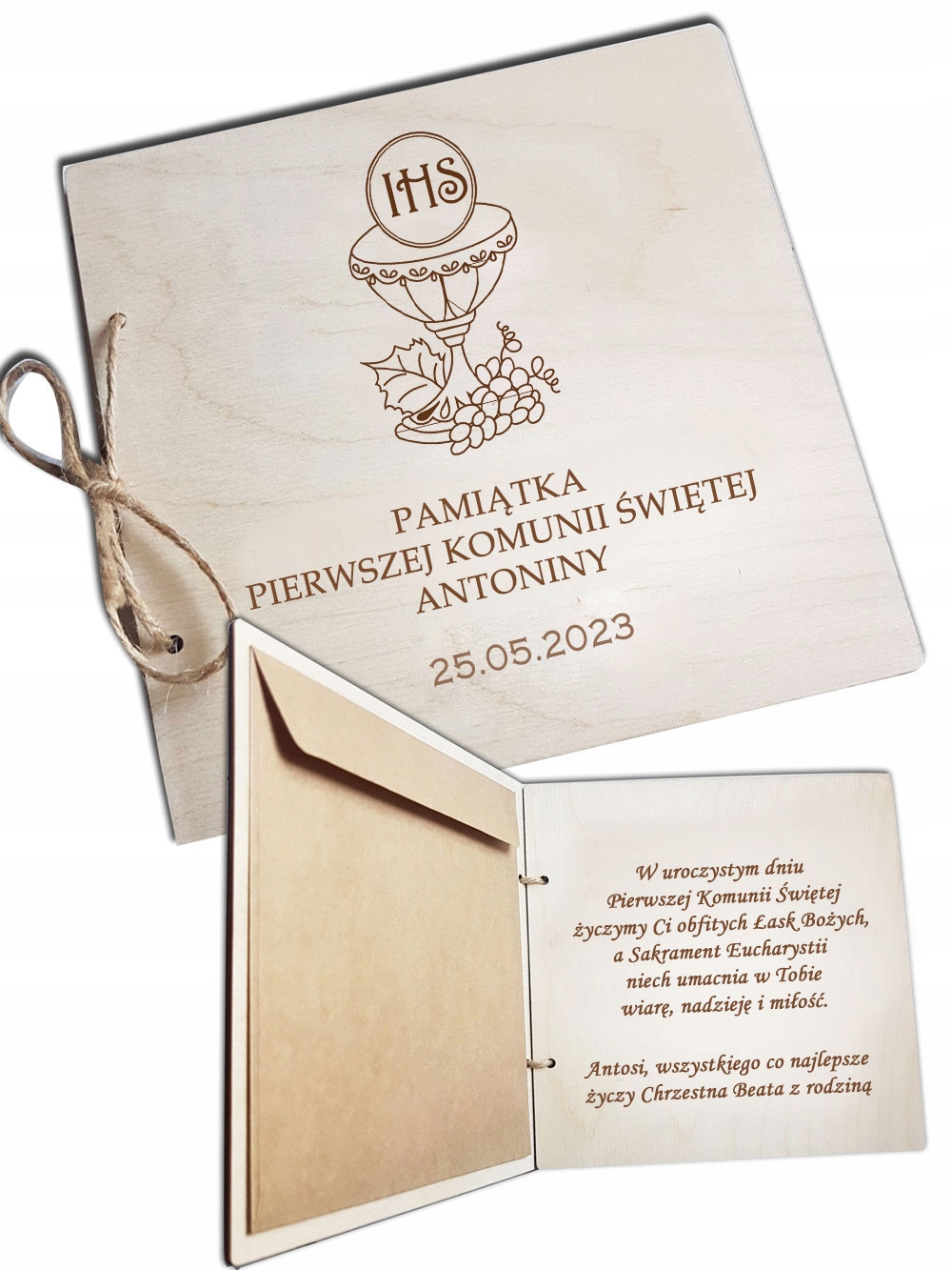 

kartka na komunię Pamiątka Komunii na pieniądze