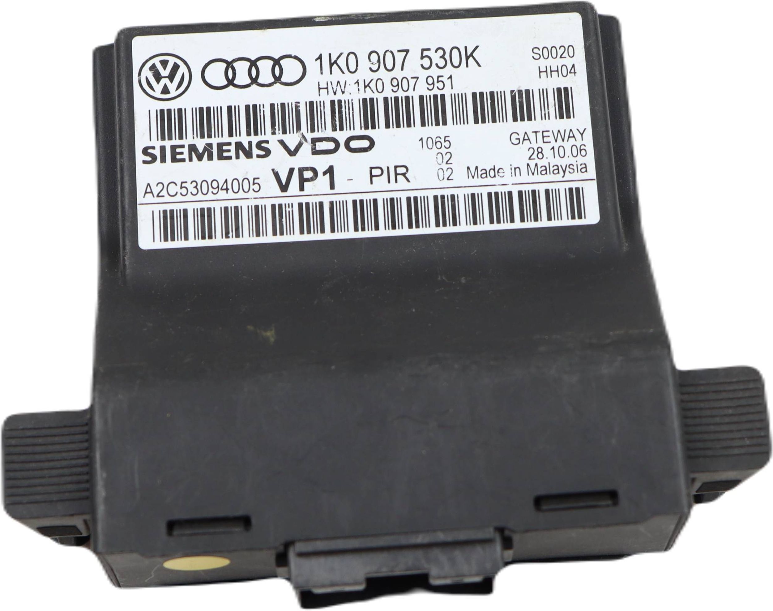 VW TOURAN e CADDY III SEAT LEON II AUDI A3 8P modulo GATEWAY 1K0907530K