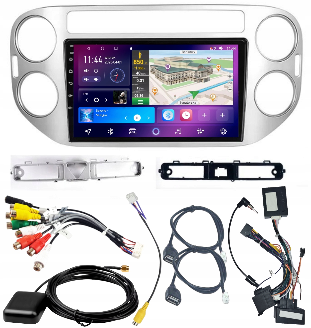 Autorádio S Carplay Vw Tiguan 2007-2016 Wifi Android 4GB 64GB