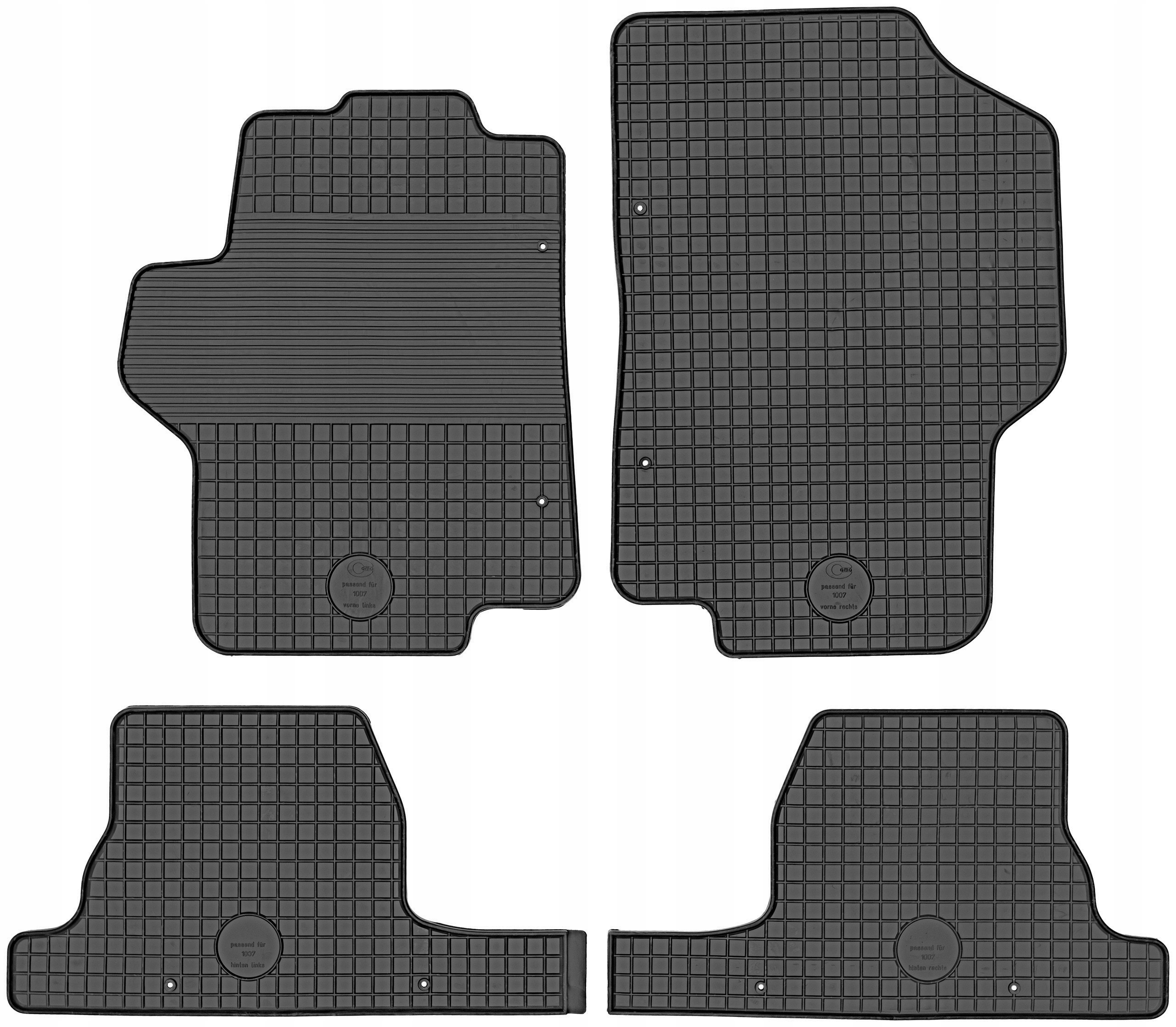

Peugeot 1007 2005-2009 Dywaniki Czarne