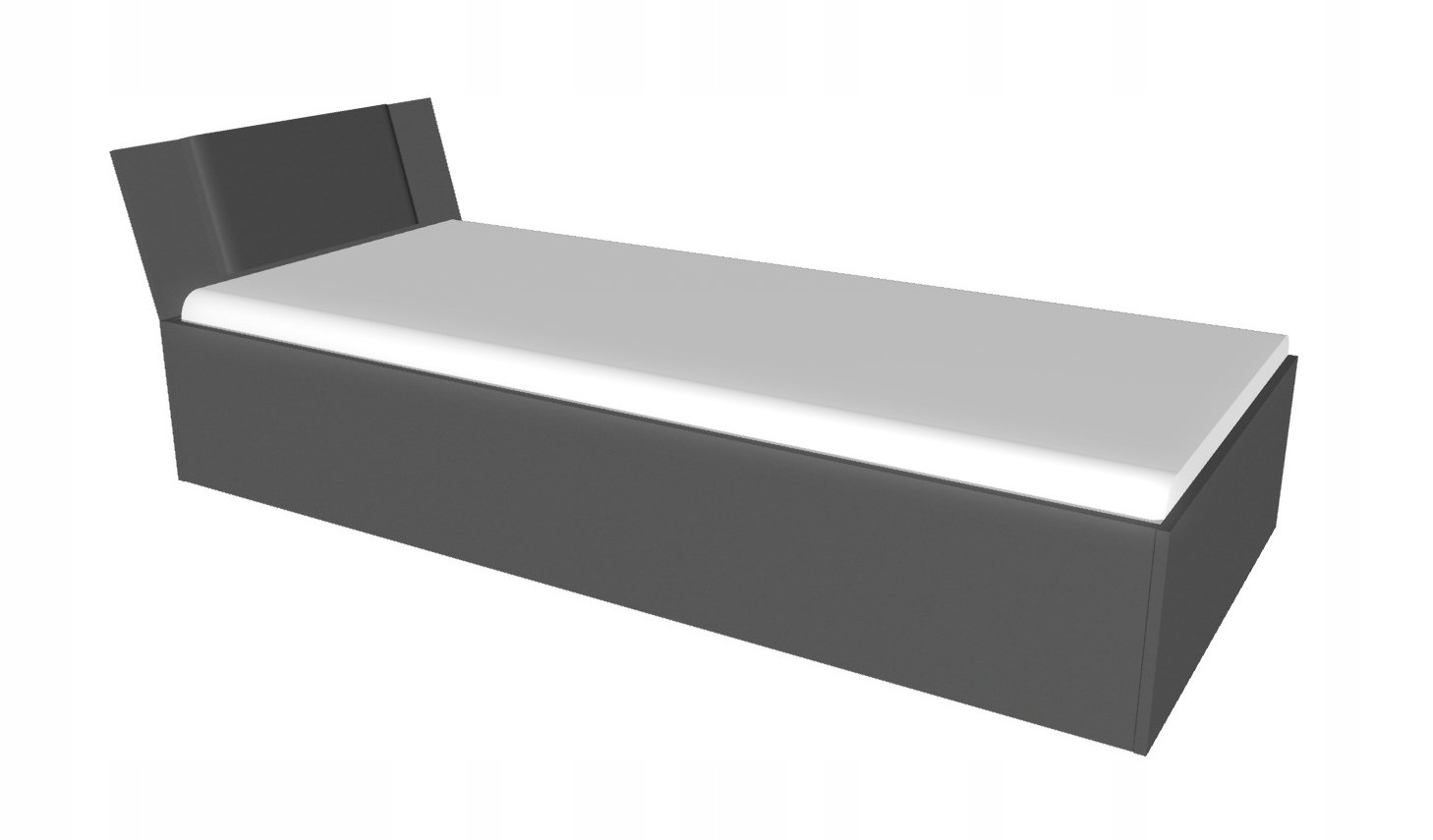 Łóżko ANDREA 90 dzielony zagłówek lancelot -kolory Marka Wiki Meble