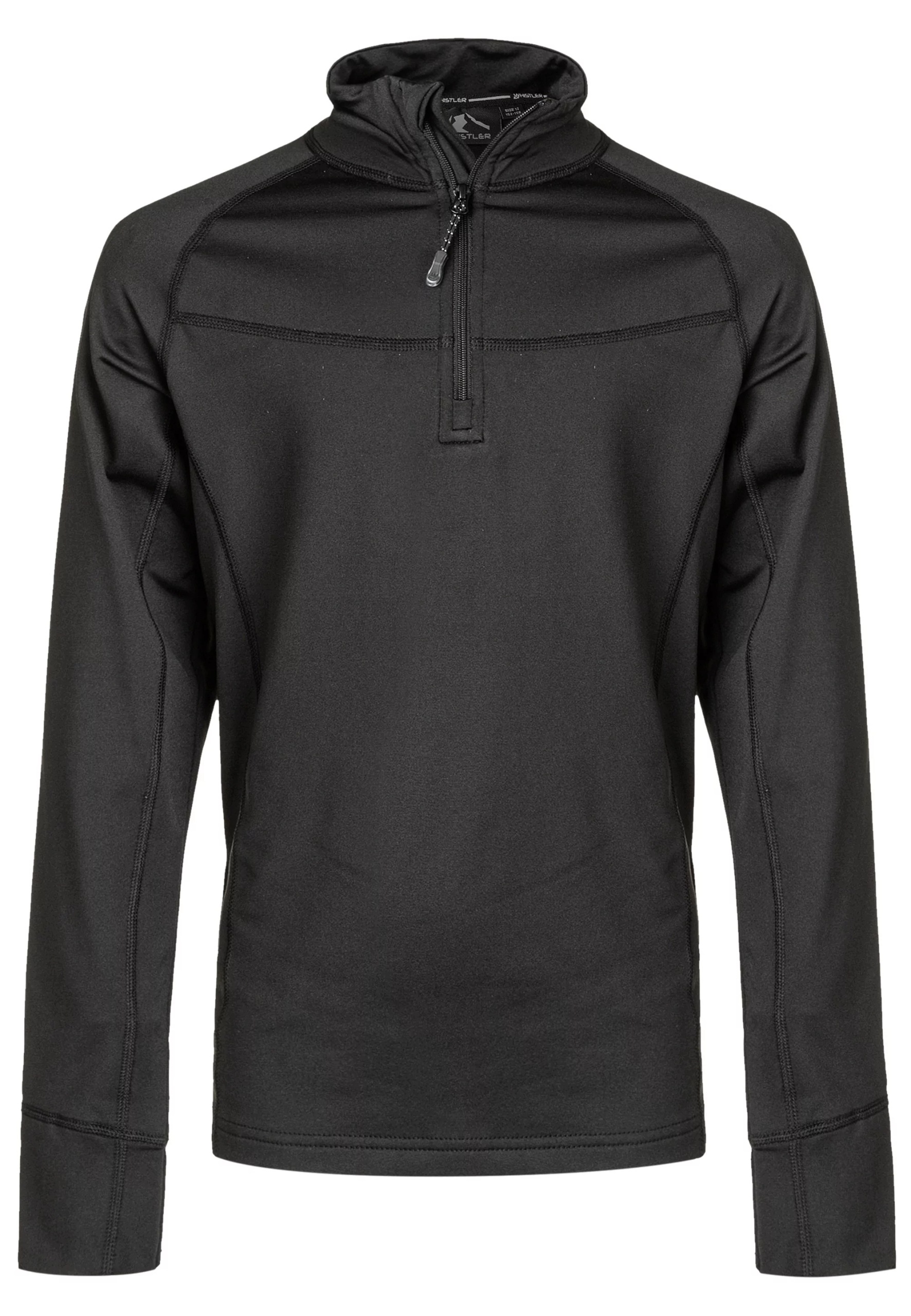Bluza narciarska dziecięca Whistler Baggio Czarny 176