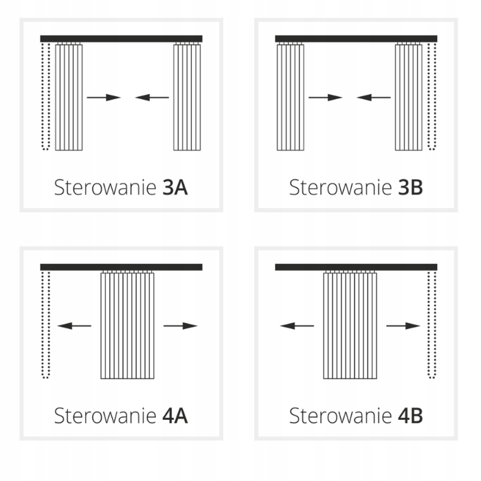 Żaluzja Pionowa Vertical 250x200cm - Różne Kolory Kolor inny
