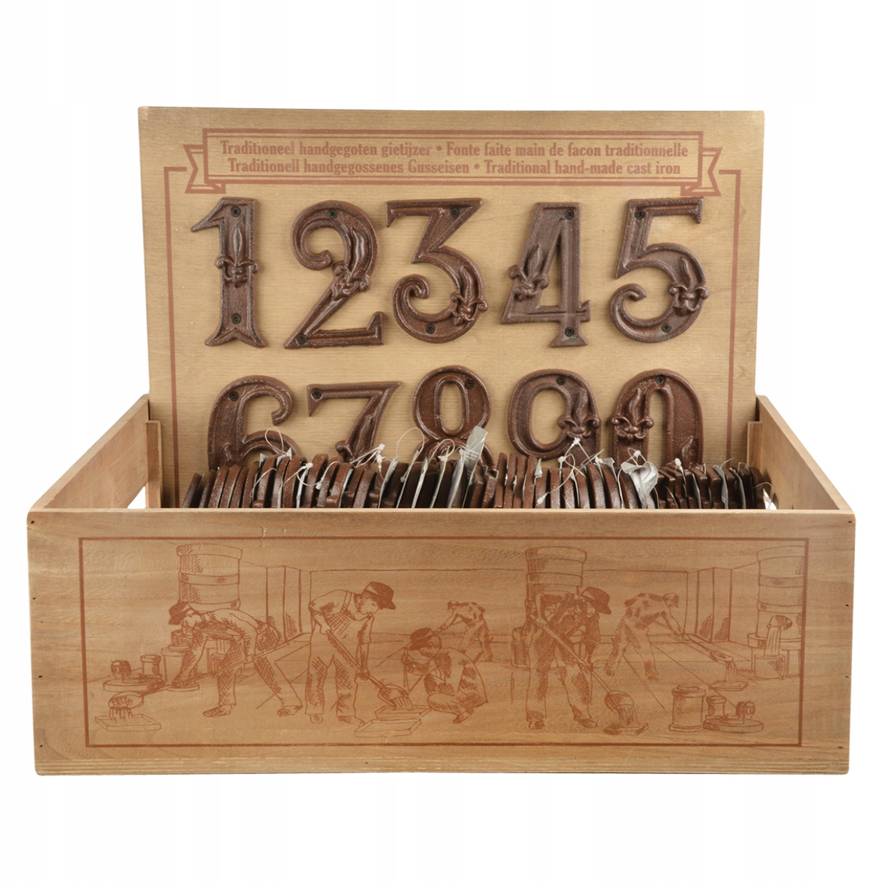 Żeliwny numer na dom 7 Marka Esschert Design