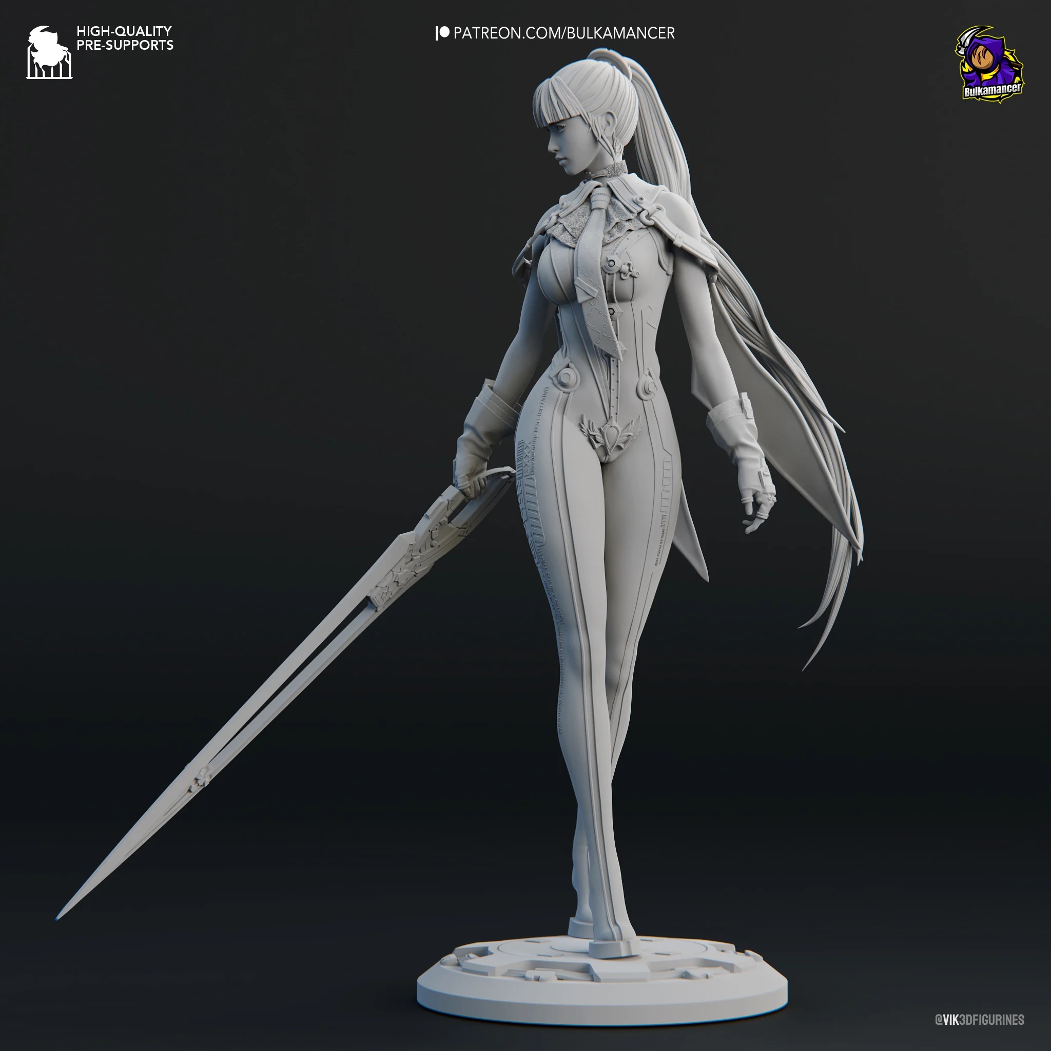 Eve Stellar Blade Bulkamancer Sculpts Figure 3D Printing
