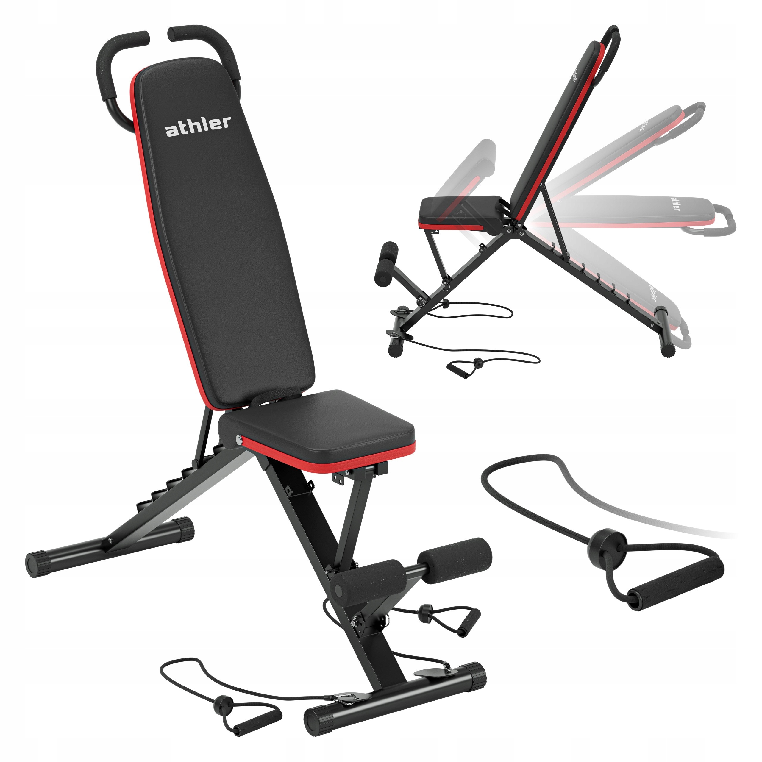 Lavička na cvičení Athler Římská nastavitelná lavička modlitebník 150 kg